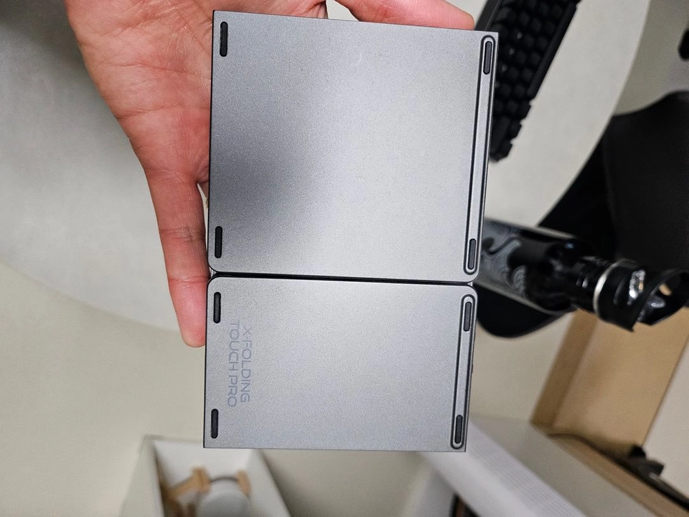 터치패드 블루투스 3단 접이식 키보드(초경량) 아이패드 태블릿용 X-Folding Touch Pro 이미지