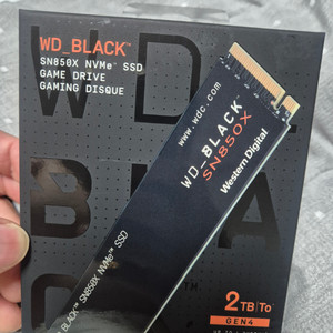 sn850x 2tb nvme ssd 이미지
