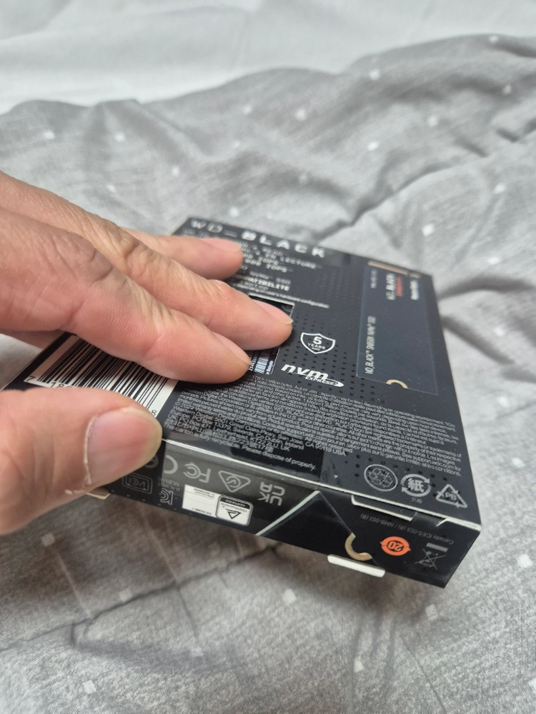 sn850x 2tb nvme ssd 이미지