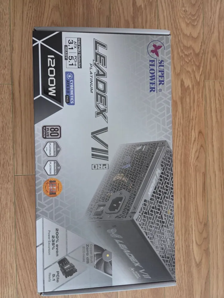 슈퍼플라워 1200W(SF-1200F14XP ) 파워 중고 팝니다. 이미지