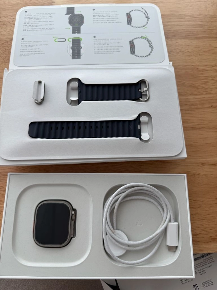 애플워치 울트라2 49mm 티타늄 배터리성능 100% 이미지