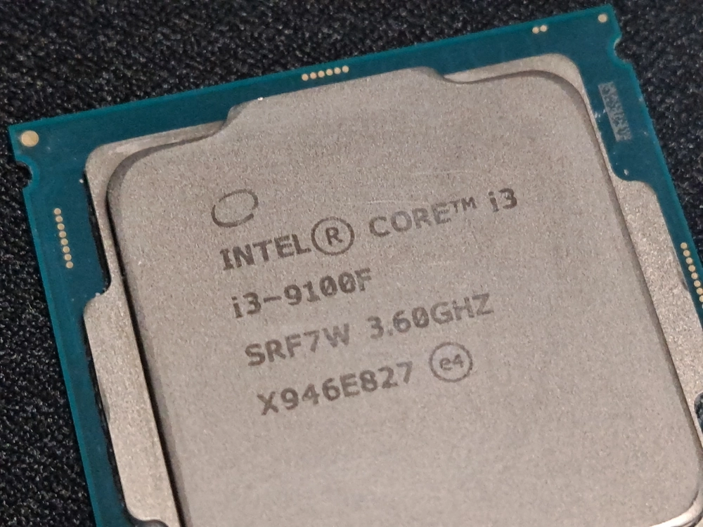 [급처] 인텔 i3-9100F CPU (서멀구리스 증정 / 작동 확인 완) 이미지