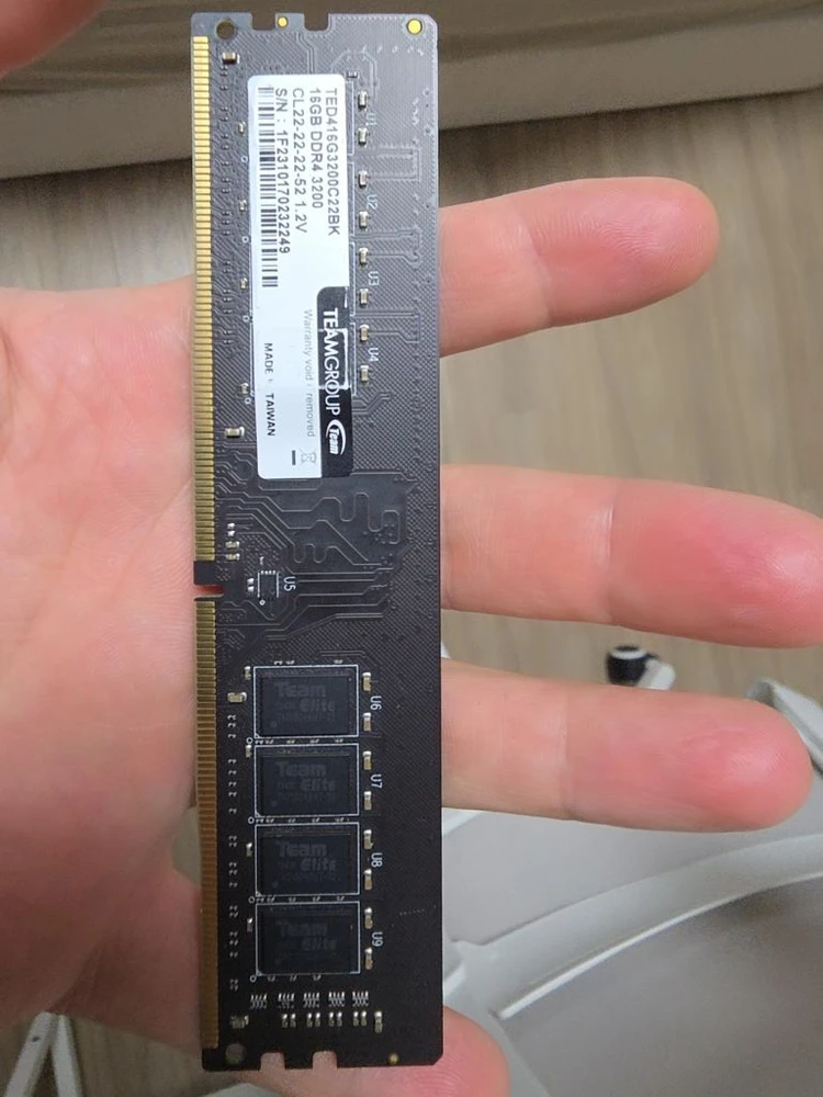 팀그룹 ddr4 3200mhz 16gb 1장 고장 - 안심되는 중고거래