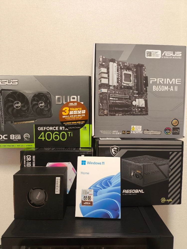 컴퓨존 정품 7500F 4060TI 32GB 하닉A 게이밍 PC 본체 이미지
