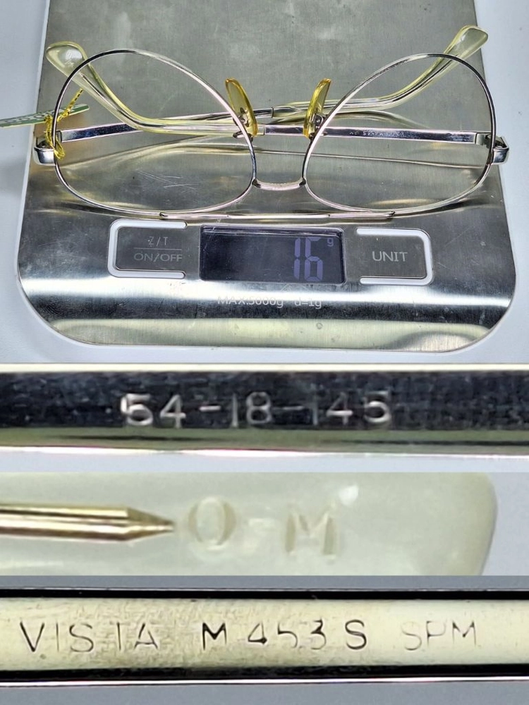 세이코 VISTA M453S SPM 안경테 54mm 일본 빈티지 데드스톡 투브릿지 에비에이터 더블브릿지 레트로 패션 이미지