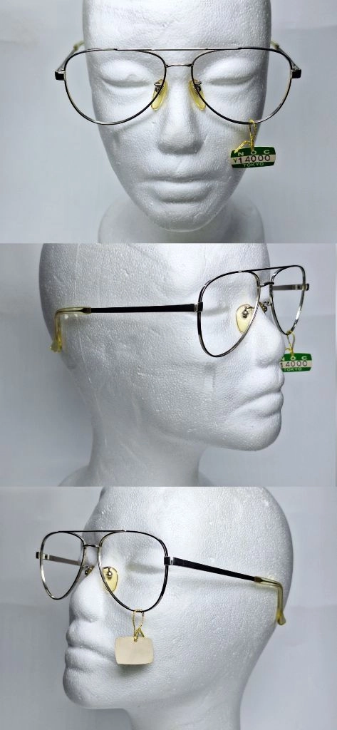 세이코 VISTA M453S SPM 안경테 54mm 일본 빈티지 데드스톡 투브릿지 에비에이터 더블브릿지 레트로 패션 이미지