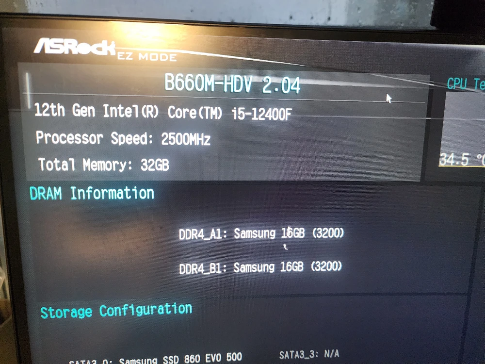 i5 12400f cpu, b660m m/b, 공랭쿨러 일괄판매 이미지