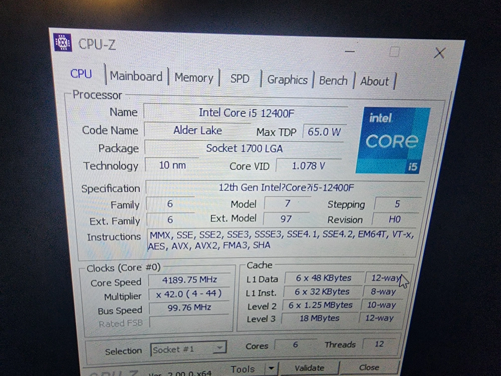 i5 12400f cpu, b660m m/b, 공랭쿨러 일괄판매 이미지