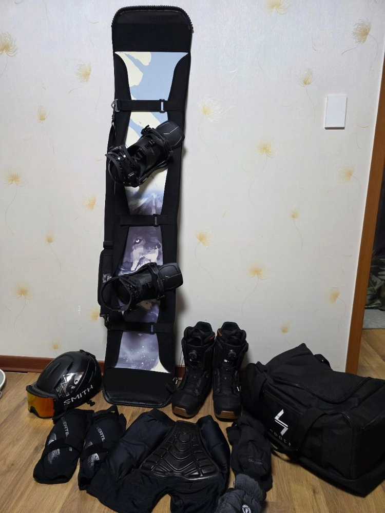 스노우보드 풀세트 판매합니다. 이미지