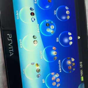A급상태 소니 PS Vita PS비타 2세대 256GB 블랙/네온 오렌지 컬러 모델 팝니다. 이미지