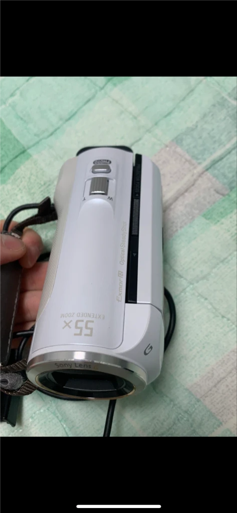 HDR-CX405 보다 좋은 소니 HDR-PJ380 화이트 프로젝터 내장 빈티지캠코더 팝니다. 이미지