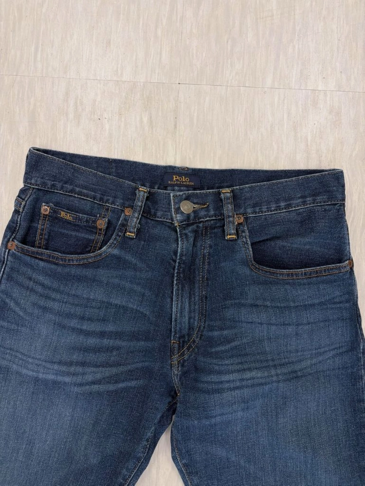 폴로 랄프로렌 햄튼 일자핏 셀비지 청바지 (29) 이미지