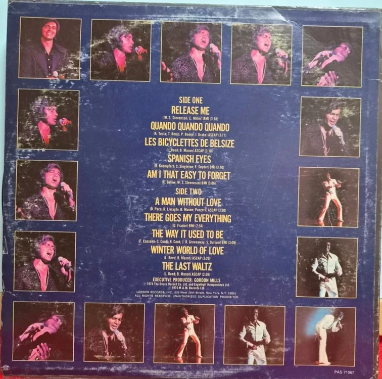 잉글버트 험퍼딩크 히트곡 LP 8029 이미지