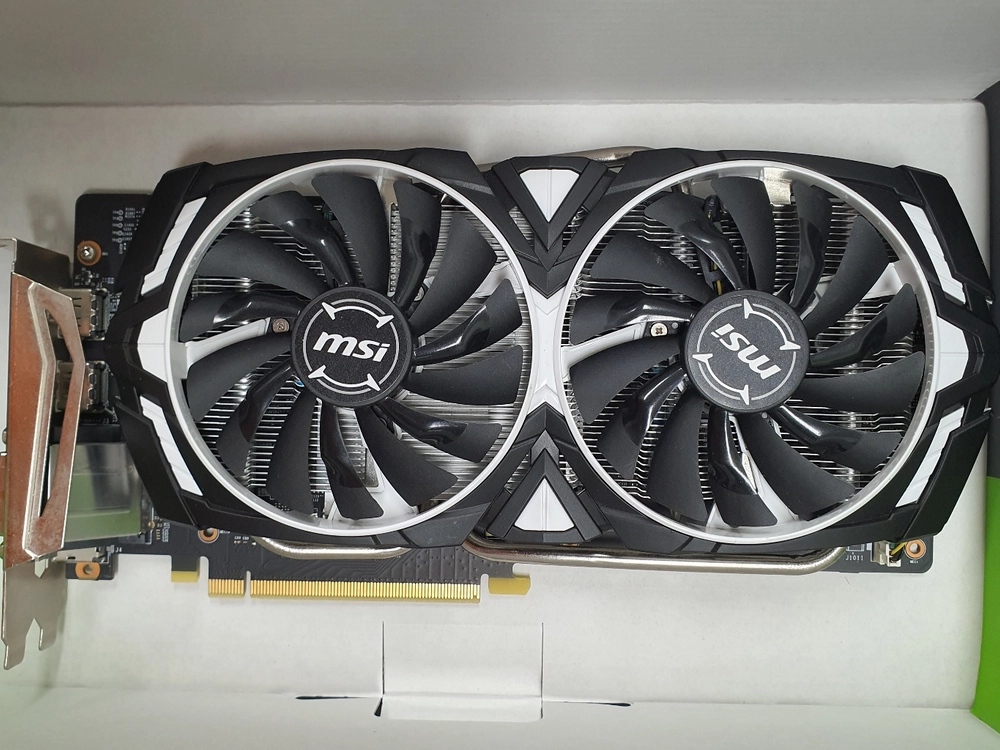 컴퓨터 그래픽카드 MSI GTX1060 ARMOR 6GB 이미지