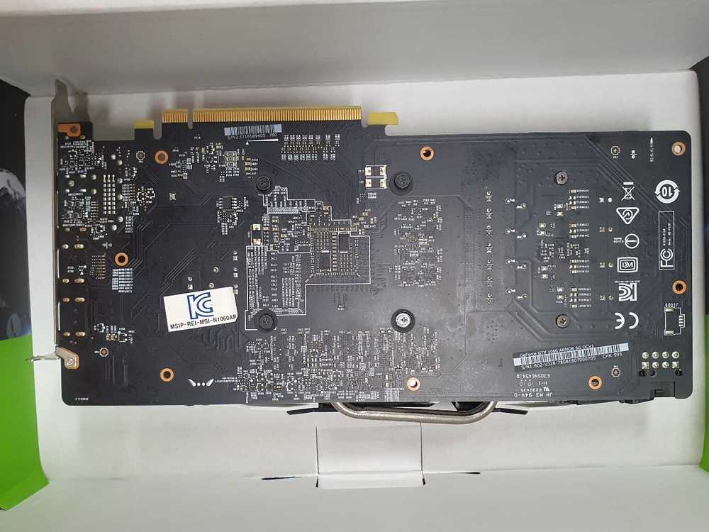 컴퓨터 그래픽카드 MSI GTX1060 ARMOR 6GB 이미지
