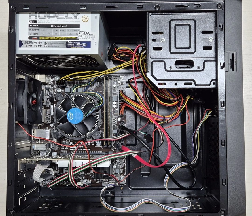 i5-6600/H110보드/DDR4 12GB/SSD 250GB/그래픽 GT710 1GB 조립 PC 본체 이미지