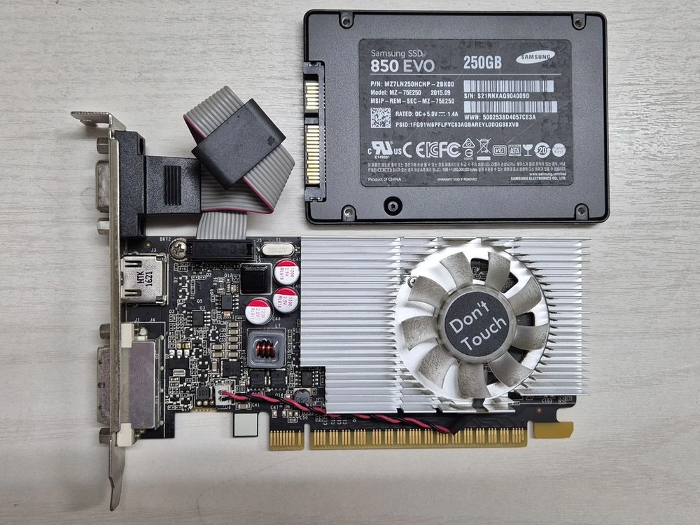 i5-6600/H110보드/DDR4 12GB/SSD 250GB/그래픽 GT710 1GB 조립 PC 본체 이미지