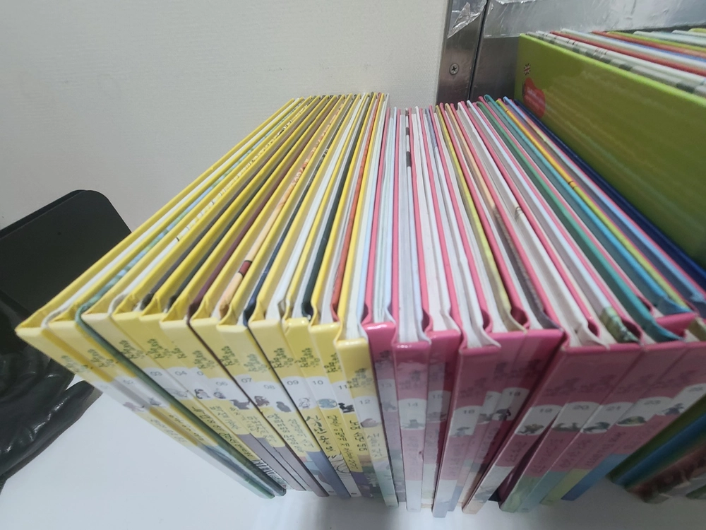 행복한 명작 전권 70권+북스콜레놀이카드1, 2+오디오시디(미사용) 세이펜버전, QR 이미지