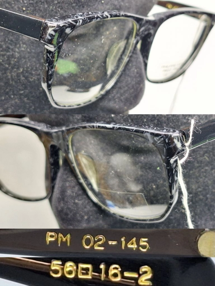PHILIPPE MODEL PM02 안경테 56mm 뿔테 마블 일본 빈티지 데드스톡 수입 패션 아이웨어 아메카지 이미지