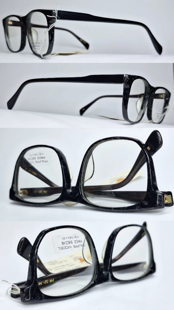 PHILIPPE MODEL PM02 안경테 56mm 뿔테 마블 일본 빈티지 데드스톡 수입 패션 아이웨어 아메카지 이미지