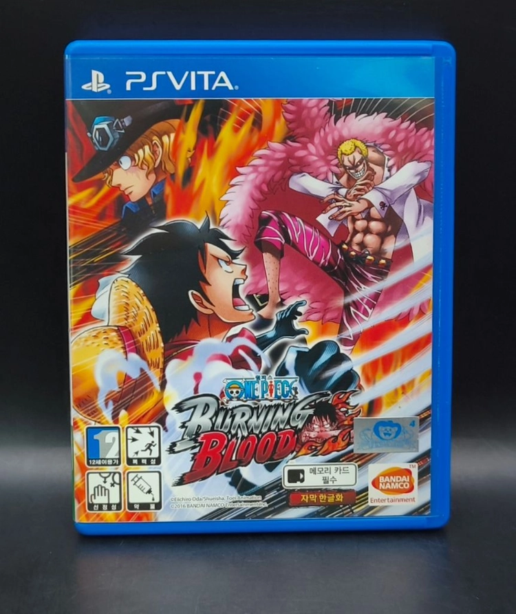 플스비타, PSVita 정발 한글 원피스 버닝 블러드 불태울때까지 싸워라. 이미지