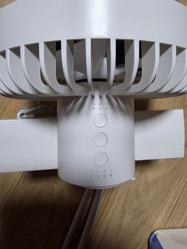 LED 조명 선풍기 2대 이미지