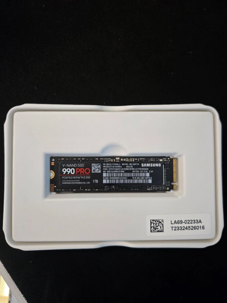 삼성전자 990pro 1tb ssd 이미지