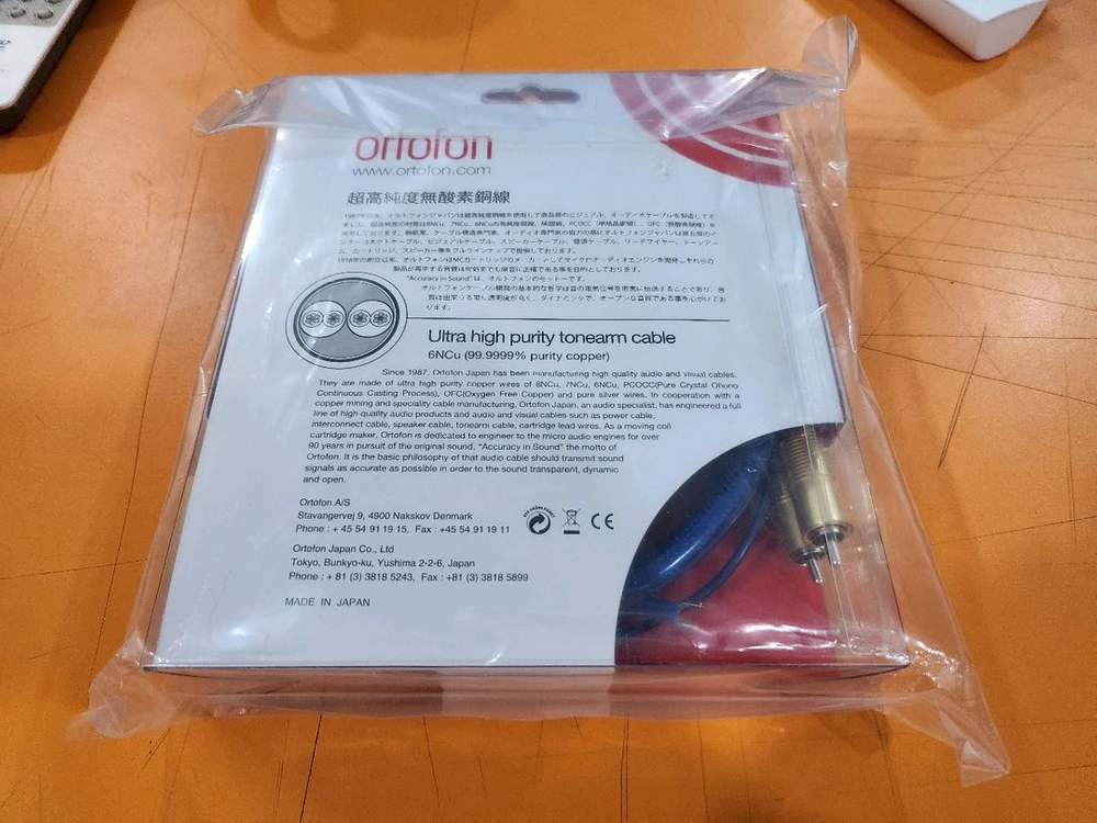 Ortofon 톤암 케이블 (미개봉) 이미지