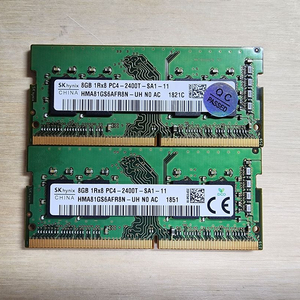 노트북용 메모리 램 SK HYNIX DDR4 8GB 2400MHz 이미지