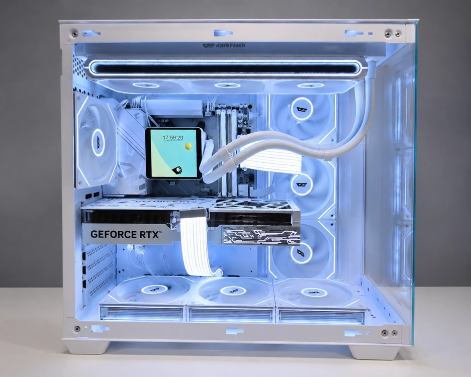 라이젠7 9800X3D RTX5070TI 갤럭시OC 화이트PC 팝니다 이미지