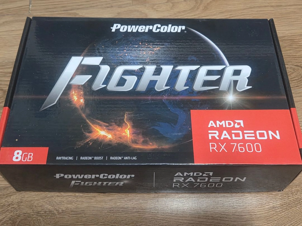라데온 RX7600 25년2월 제조 AMD 이미지