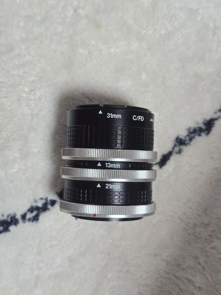 캐논 AE-1 ,렌즈 3종 +접사링, 다른렌즈 필요하시다면 서비스로 드립니다 이미지