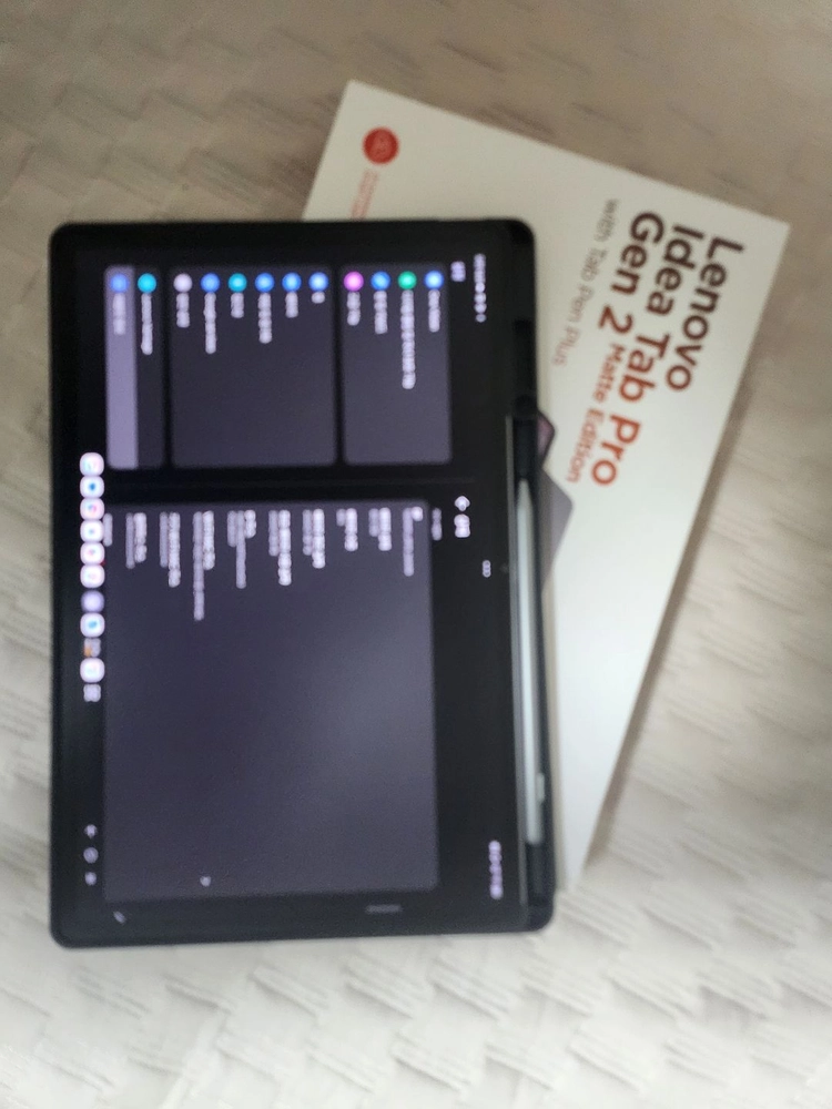 레노버 아이디어탭 프로 Gen2 matte 12G 256G 13인치+전용펜+케이스 팝니다 이미지