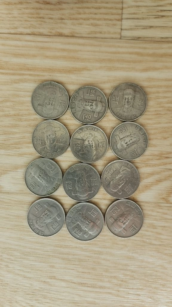1982년 100원 동전 이미지