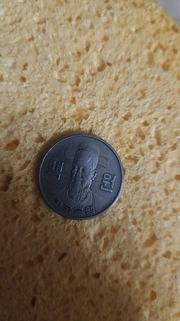1982년 100원 동전 이미지