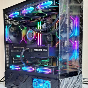 인텔 i9 14900K RTX5080 DDR5 32G SSD 1TB 하이엔드 컴퓨터 데스탑 PC 본체 이미지