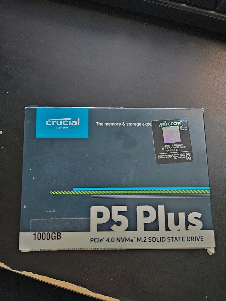 crucial P5 Plus NVMe SSD 1TB 이미지