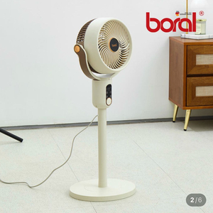 [미개봉 새상품] 보랄 3D 스탠드 에어 서큘레이터 선풍기 (BR-820Y/리모컨O) 이미지