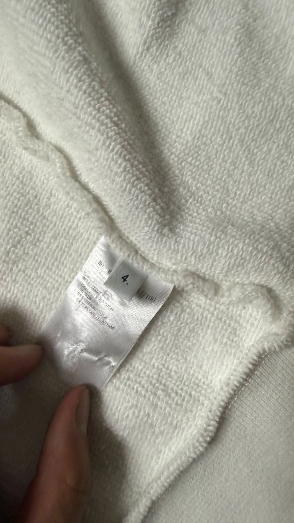 톰브라운 백삼선 화이트 후드집업 이미지