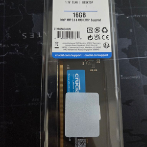 크루셜 ddr5 5600 16gb 데스크탑 램 이미지