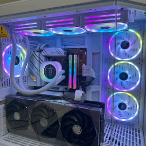 하이엔드 화이트 게이밍 PC / 7950X3D / RTX 4090 SUPRIM X / RAM 64GB / SSD 6 이미지