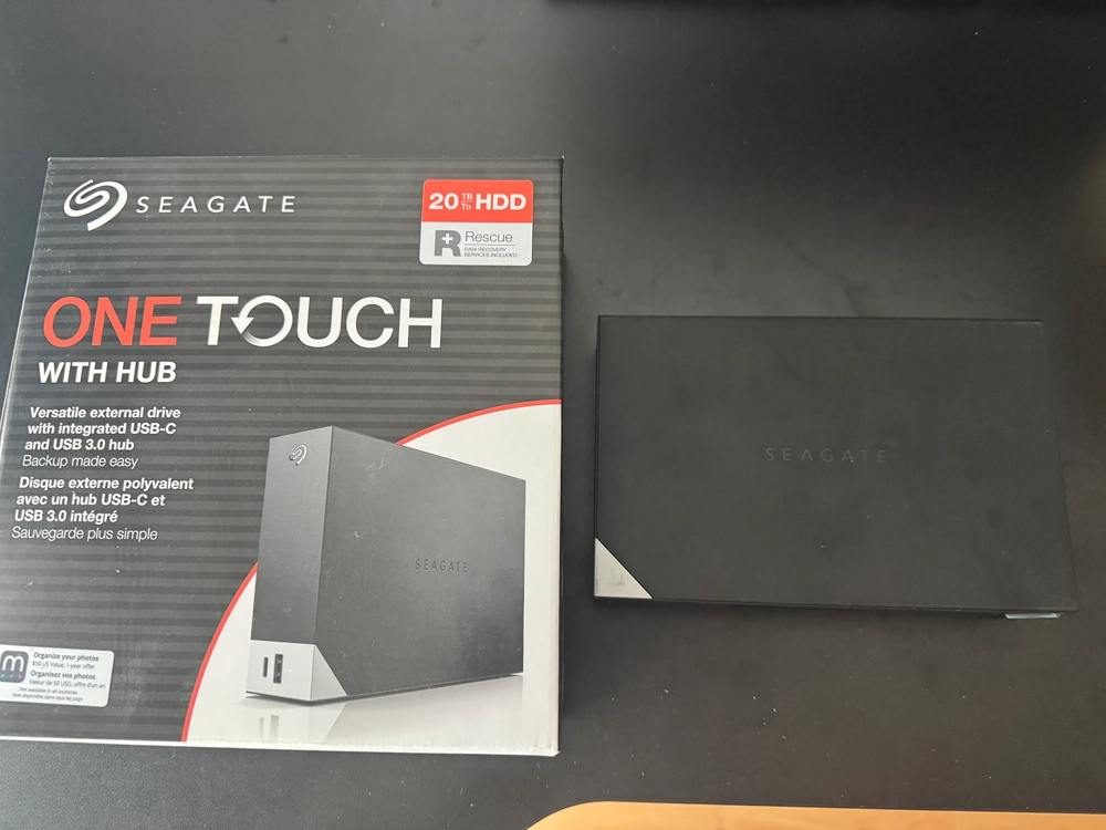 씨게이트 원터치 허브 20tb 외장하드 팝니다 one touch hub 20tb - 안심되는 중고거래