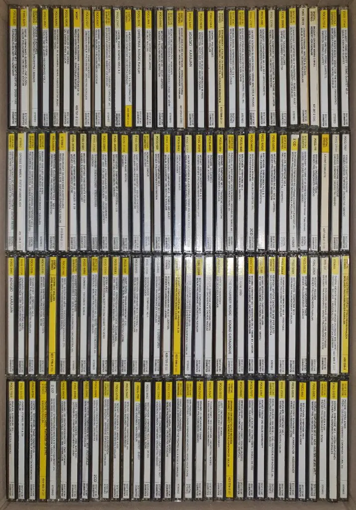 DG, EMI, 데카, 소니, 데논 등 클래식 CD 5천장 일괄 이미지