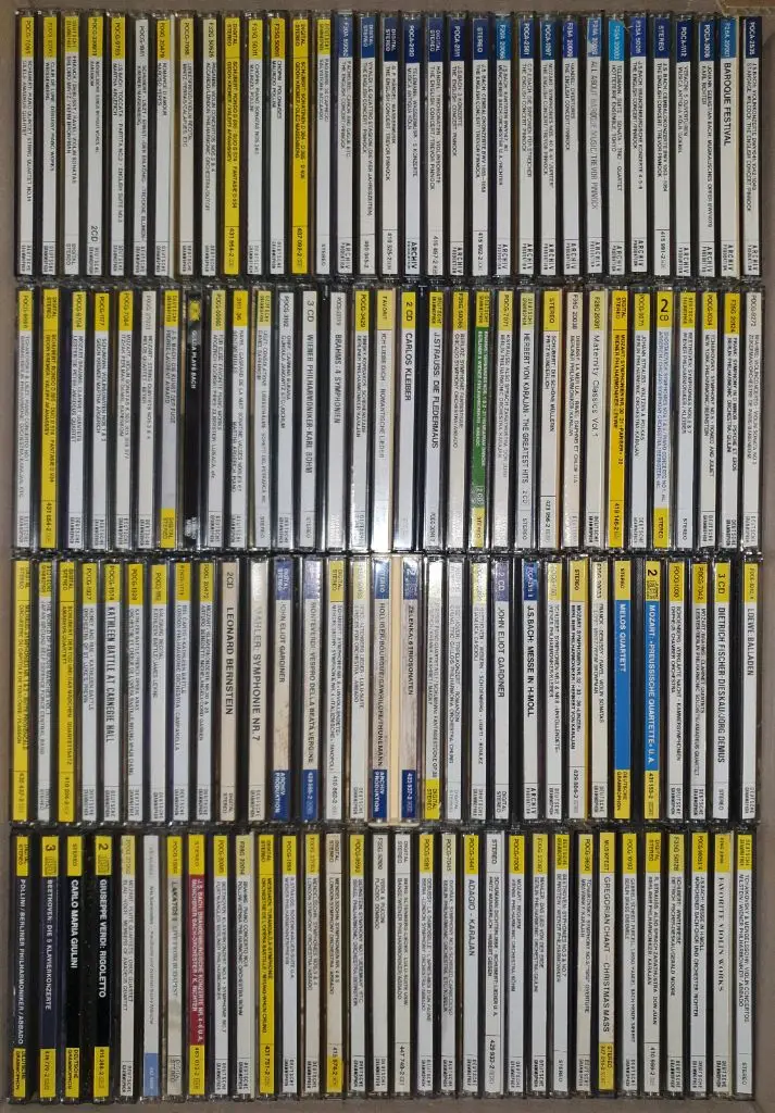 DG, EMI, 데카, 소니, 데논 등 클래식 CD 5천장 일괄 이미지