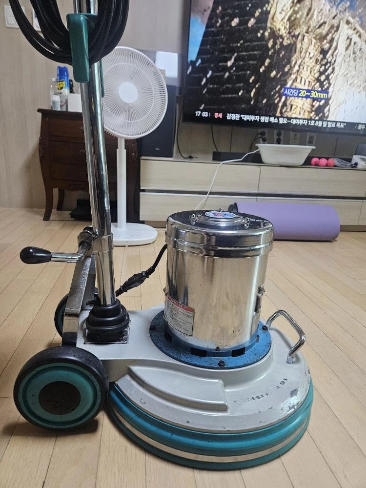 씨에스테크 CS-16S 16인치 2마력 마루광택기 바닥광택기 바닥세척기 바닥청소기 돌돌이 인스트락있음 이미지