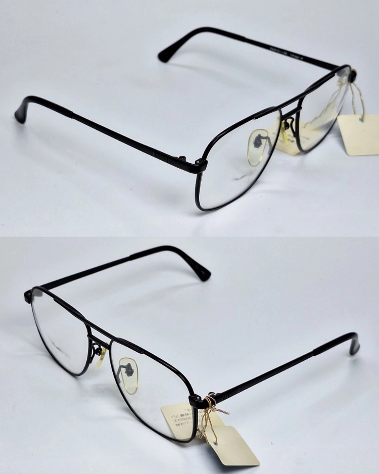 LUCKY T401-91 안경테 52mm 더블브릿지 일본 빈티지 데드스톡 투브릿지 Y2K 레트로 클래식 복고 패션 이미지