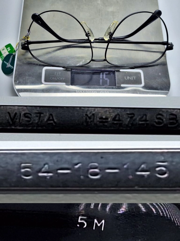 세이코 VISTA M-474 SB 안경테 54mm 더블브릿지 일본 빈티지 데드스톡 투브릿지 에비베이터 레트로 패션 이미지