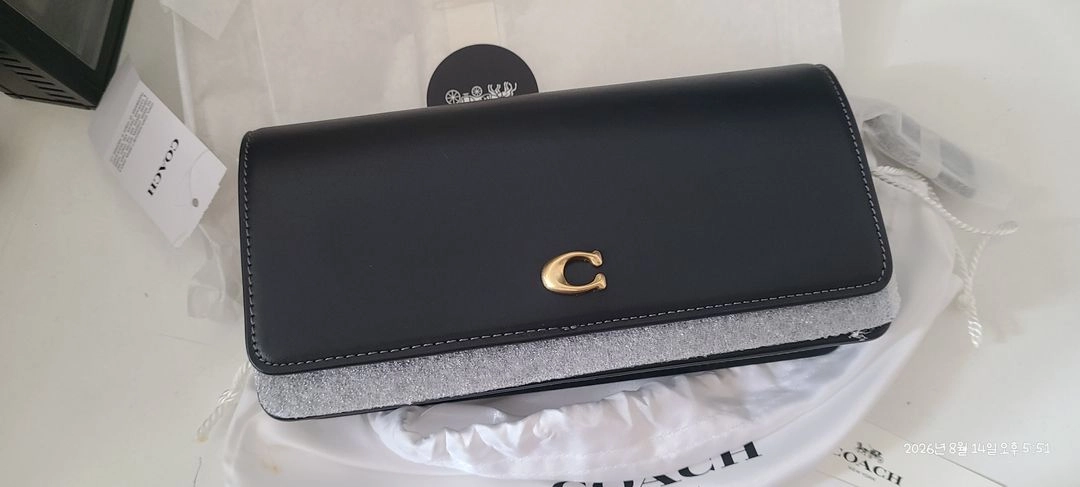 코치 COACH 여성 체인 크로스백 CW586 블랙 이미지