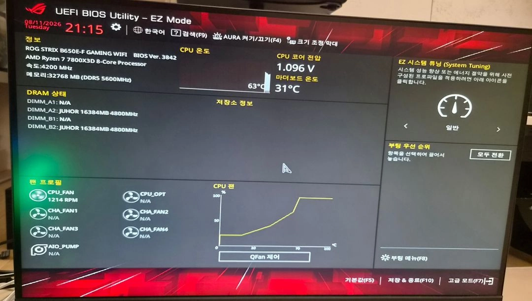 asus rog strix b650e-f gaming wifi 이미지