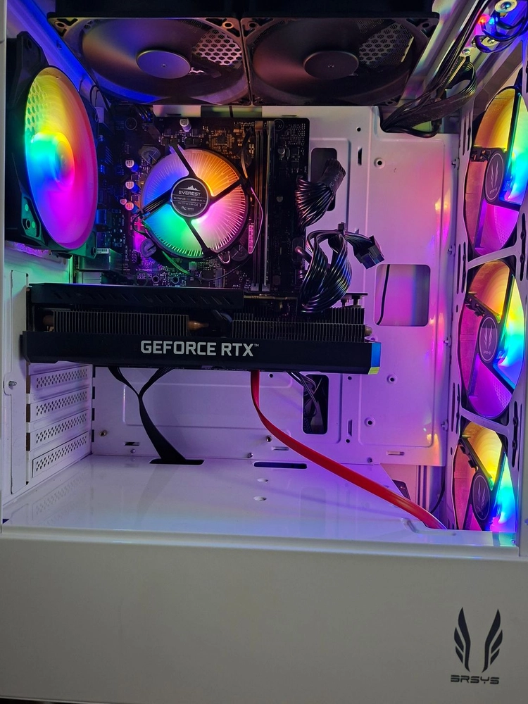 i5 12400f rtx3070 게이밍 pc 데스크탑 컴퓨터 화이트 본체 팝니다(서비스o) 이미지